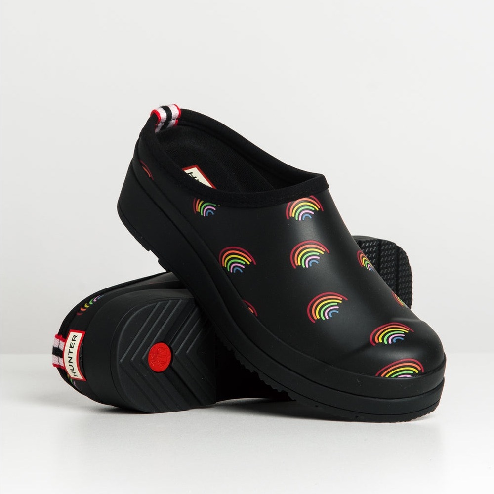 HUNTER RAINBOW PRINT CLOG